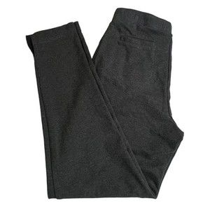 Betabrand Womens Gray Mid Rise‎ Stretch Pleated Taper Leg Pants Size Medium